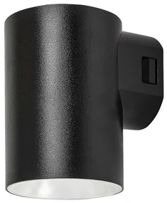 Rabalux 77154 zewnętrzna oprawa ścienna LED Urfa,9W, IP65, czarna, 11,5 cm