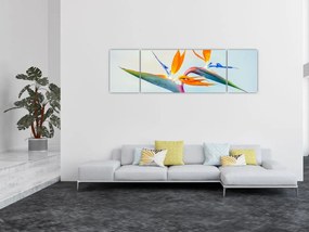 Obraz kwiatu Strelicji (170x50 cm)