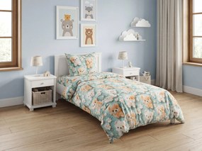 PrzytulneMieszkanie.pl PrzytulneMieszkanie.pl Pościel dziecięca z mikrofibry PUPPIFLORA kolorowa Rozmiar pościeli: 70 x 80 cm | 140 x 200 cm