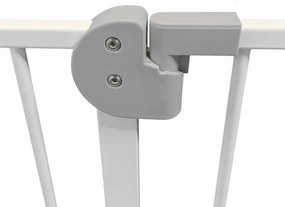 Bramka barierka zabezpieczająca na schody i drzwi biała