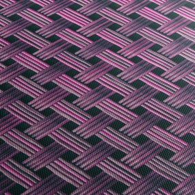 Obraz fioletowej tekstury (z zegarem) (90x30 cm)