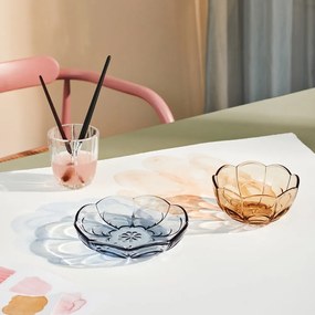 Jasnoniebieskie szklane talerzyki deserowe zestaw 2 szt. ø 16 cm Lily – Holmegaard