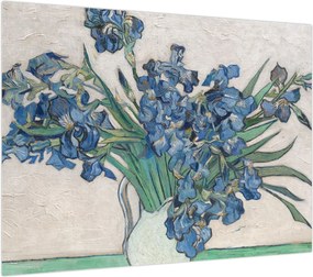 Obraz - Vincent van Gogh, Irises, reprodukcje (70x50 cm)