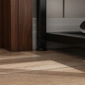 Szafka na buty – 100 x 30 x 45 cm, styl industrialny loft, z 2 półkami