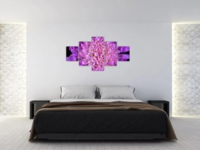 Szczegółowy obraz kwiatu (125x70 cm)