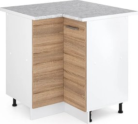Szafka narożna sonoma 75.6x60x81.6 r-line