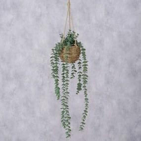 Sztuczna roślina wisząca EUCALYPTUS, 78 cm