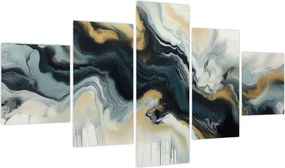 Obraz - Rysunek marmurkowy (125x70 cm)