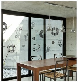 Naklejka Ambiance Grey And Black Circles