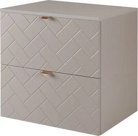 Meble łazienkowe, Kaszmir, 60 x 57 x 46 cm, złote uchwyty