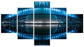 Obraz stadionu piłkarskiego (125x70 cm)