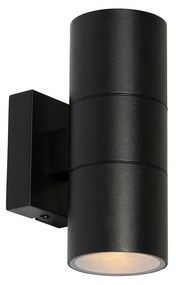 Zewnetrzna Nowoczesna lampa ścienna zewnętrzna czarna 2-światłowa AR70 IP44 - Duo Nowoczesny Oswietlenie zewnetrzne