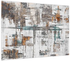 Obraz - Abstrakcyjne pociągnięcia (70x50 cm)