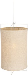 Designerska lampa wisząca beżowa - Rich