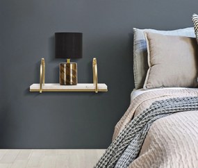 Marmurowa półka ścienna, 40 cm