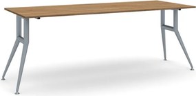 Stół konferencyjny do biura WIDE, 220x80 cm, orzech