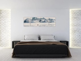 Obraz - Dolina Gór Błękitnych (170x50 cm)