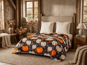 Narzuta na łóżko MAGIC PUMPKIN, kolorowa Rozmiar: 170 x 210 cm