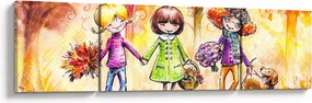 Obraz - Przyjaźń (170x50 cm)