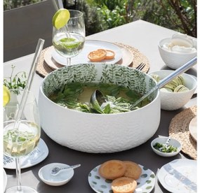 Biała porcelanowa misa ÚPONKY
