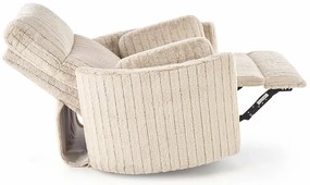 Beżowy rozkładany fotel wypoczynkowy M2-Z17