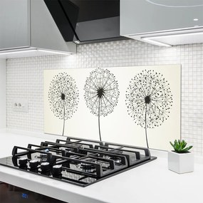 Szkło Dekoracyjne do Kuchni Harmonijna Flora Ogrodowa