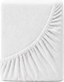 4Home prześcieradło frotte Perfect biały, 180 x 200 cm