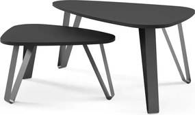Zestaw stolików kawowych Navo – nowoczesny design, wiele kolorów blatu i stali do wyboru