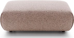 Minimalistyczna duża pufa do salonu oberżyna W3-L40