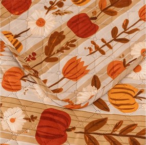 Narzuta na łóżko PUMPKIN STRIPES, kolorowa Rozmiar: 170 x 210 cm