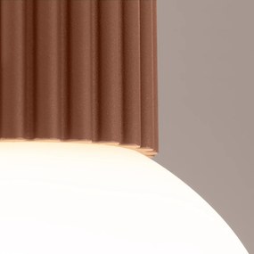 Plafon HALO mocca IP44 ryflowany SOLLUX  LIGHTING