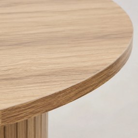 Stolik kawowy ryflowany SCAVA, Ø 70 x 40 cm