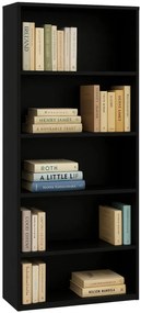 Czarny regał na książki N0-L12