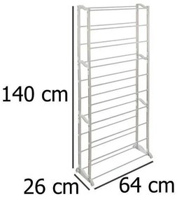 Stojak na buty, obuwie, 10 poziomów, 30 par