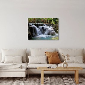 Obraz na szkle wodospadów w dżungli (70x50 cm)