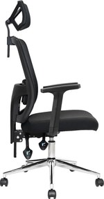 Krzesło biurowe z regulacją lędźwiową Otis, zgodne z normą BHP