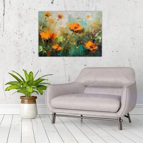 Obraz - Kwiaty (70x50 cm)