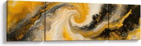Obraz - Abstrakcja spiralna (170x50 cm)