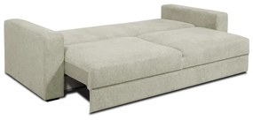 Beżowa sofa rozkładana 238 cm Resmo – Scandic