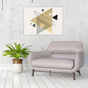 Obraz na szkle - Kształty geometryczne N⁰4 (70x50 cm)