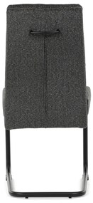 Zestaw krzeseł do jadalni DCL-P3107 GREY2, 2 szt.