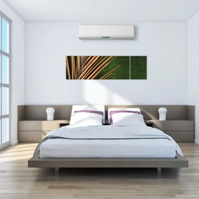 Obraz z liściem (170x50 cm)