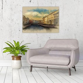 Obraz - Rzeka Mojka, Sankt Petersburg, Rosja (70x50 cm)
