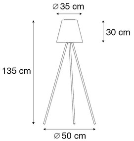 Zewnetrzna Nowoczesna lampa podłogowa zewnętrzna czarna IP44 z LED na solar - VirginiaDesignerski Oswietlenie zewnetrzne