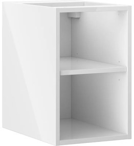 Mexen Box-A szafka otwarta z półką 30 cm, biała połysk - 91AX2-0300-470-0-00