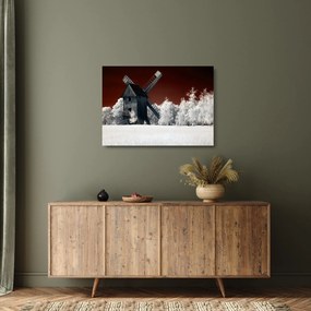 Obraz na szkle młyna (70x50 cm)