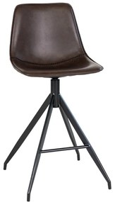 Ciemnobrązowe hokery zestaw 2 szt. 84 cm Monaco – House Nordic