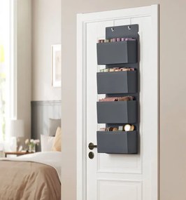 Szary wiszący organizer na drzwi M7-K69