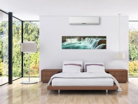 Obraz - Wodospady (170x50 cm)