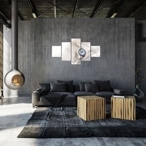 Obraz - Kot z niebieskimi oczami (125x70 cm)